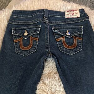 True Religion Joey low rise  Flare Y2K Vintage Jeans 28